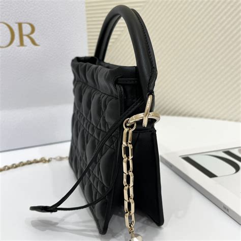 lady dior drawstring mini bag.